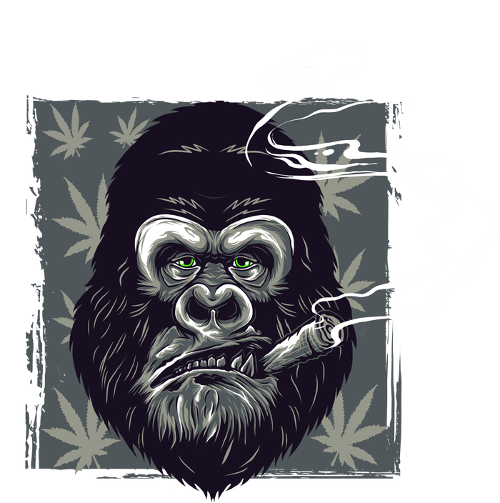 Gorilla Smoke Weed Women's T-Shirt