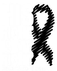 His Fight Is My Fight Black Ribbon Melanoma Cancer Awareness Cool Gift Tie-Dye Long Sleeve Shirt