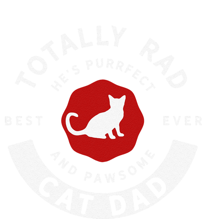 Totally Rad Cat Dad Father's Day Magnet