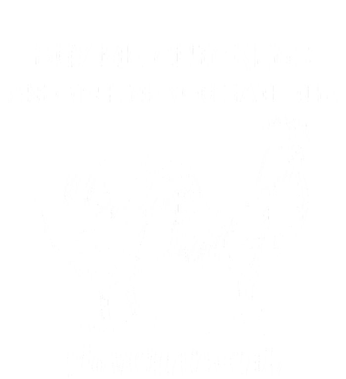 Buy Me Chickens And Tell Me You Hate The Government Striped Beanie with Solid Band