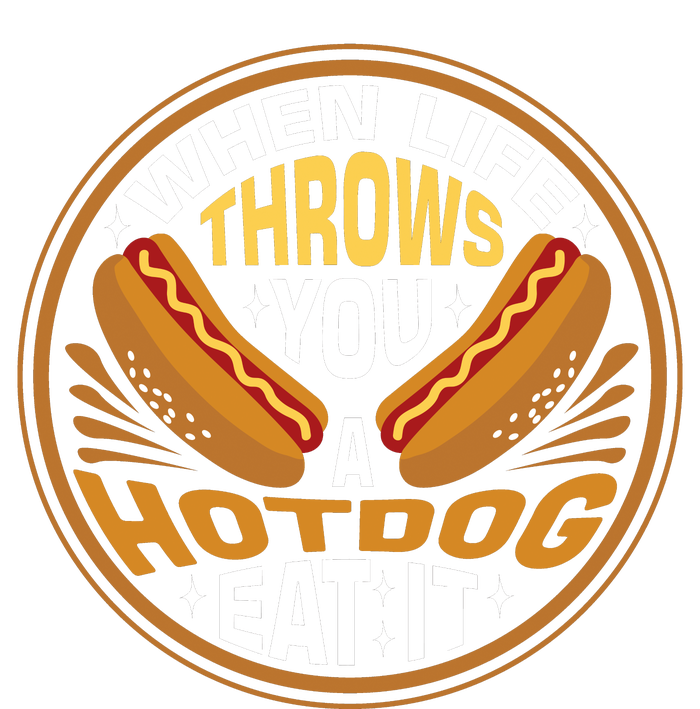 When Life Throws You A Hot Dog Eat It Mousepad