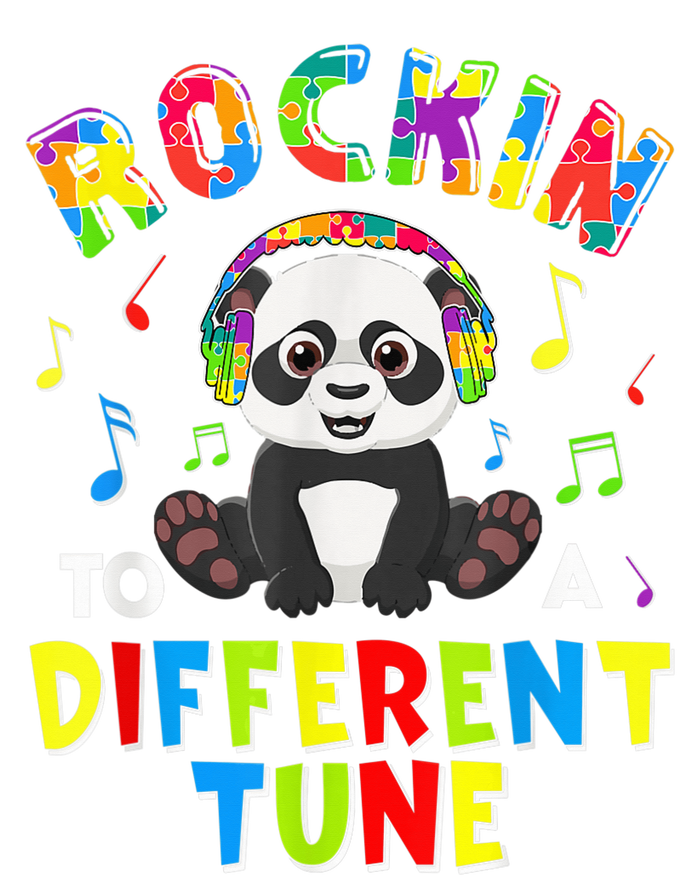 Rockin' To A Different Tune Panda Autism Awareness Mousepad