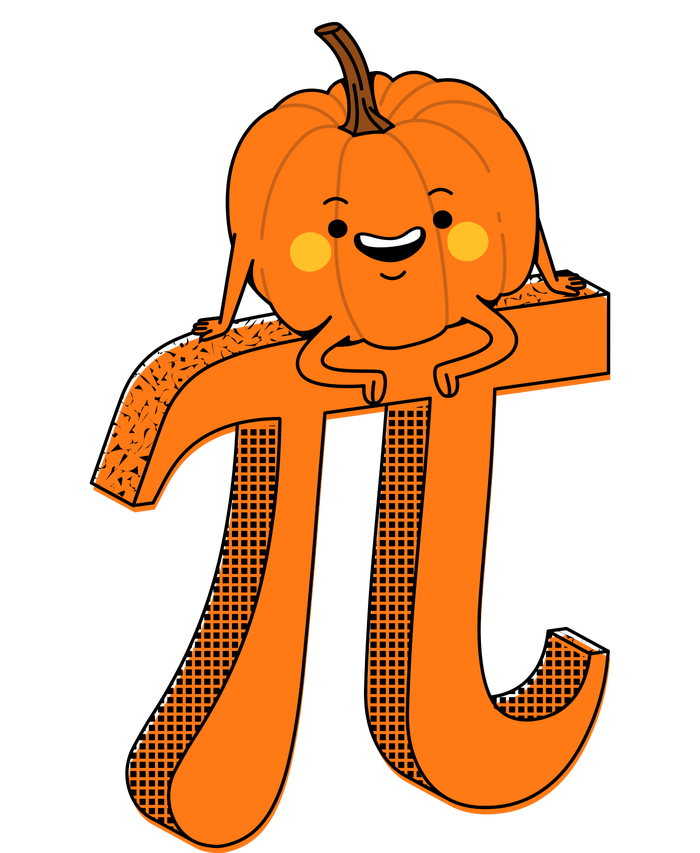 Funny Pumpkin Pie Math Teacher Halloween Thankgiving Pi Day Women's Crop Top Tee