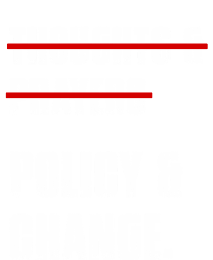 Thoughts & Prayers Policy And Change Zip Tote Bag