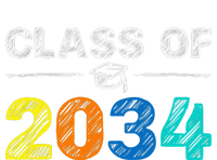 Class Of 2034 Grow With Me First Day Of School Graduation Long Sleeve Shirt