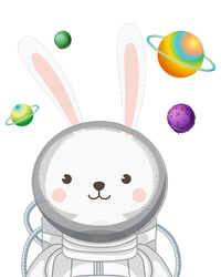 Happy Easter Day Bunny Egg astronaut Space Women's Racerback Tank