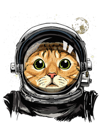 Astronaut Cat in Space Holding Planet Balloon Women’s Perfect Tri Rocker Tank