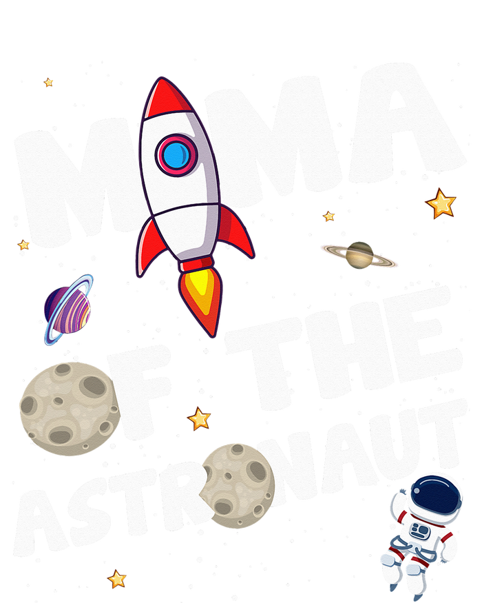 Mama of the Astronaut Space Theme Birthday Party Mom Tie Dye Hoodie