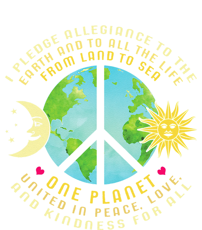 Pledge Allegiance To The Earth Earth Day T-Shirt