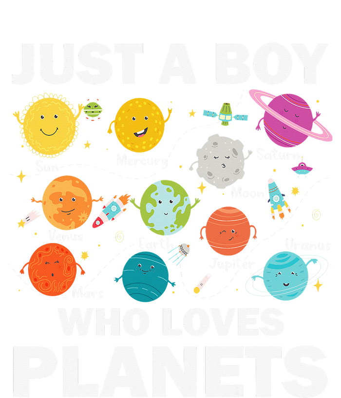 Just A Who Loves Planets Solar System Astrology Space T-Shirt