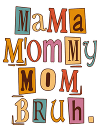 Mama Mommy Mom Bruh Retro for Mother's Day Snapback Five-Panel Rope Hat