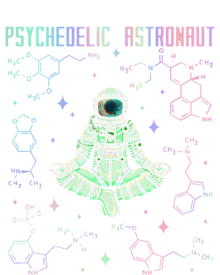 Psychedelic Space Astronaut Psychonaut Poster