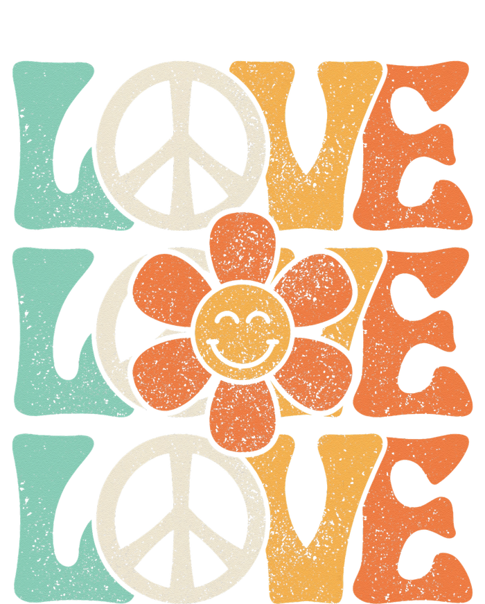 Peace Sign Love 60s 70s Costume 70 Theme Party Groovy Hippie T-Shirt