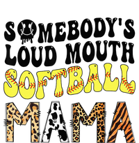 Somebody's Loudmouth Softball Mama Funny Mom Mother's Day Flat Bill Trucker Hat