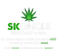 Funny Skuncle Weed Smoker Uncle Marijuana Lover Uncle Gift Grommeted Golf Towel