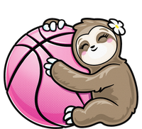 Sloth Hug Pink Ball Basketball Sports Lover Cute Performance Fleece Hoodie