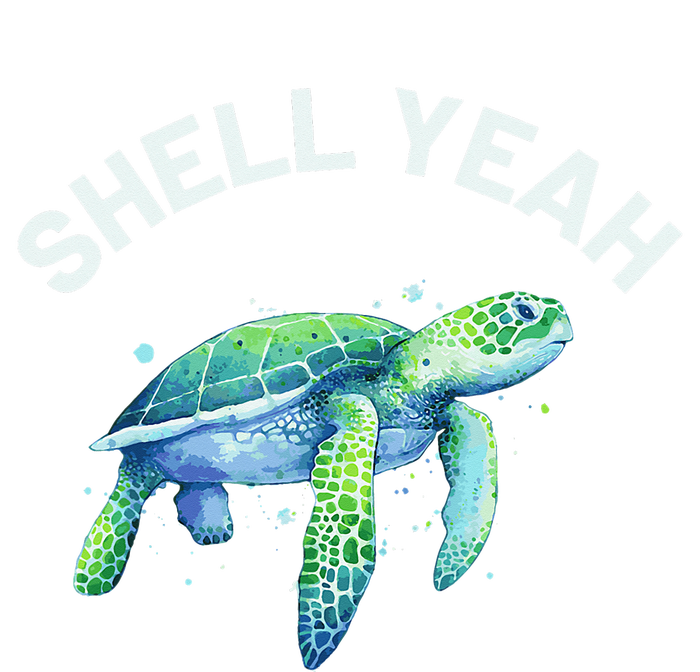 Shell Yeah - Cute Tortoise & Sea Turtle Lover 7-Panel Snapback Hat