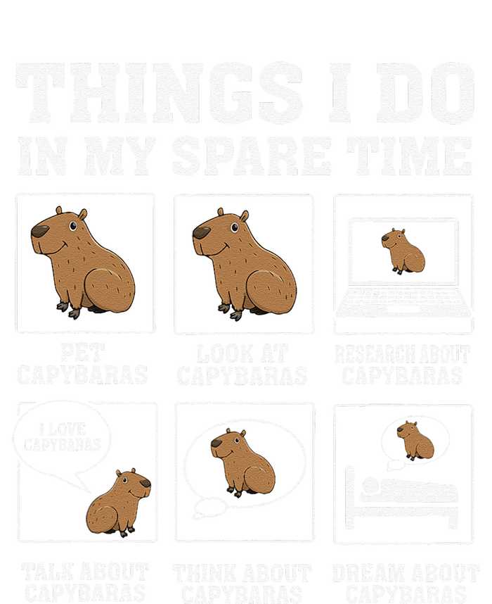 Things I Do In My Spare Time Capybara Funny Rodent Magnet