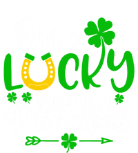 One Lucky School Principal Gift Funny St Patrick's Day Cool Gift Stripe Pom Pom Beanie