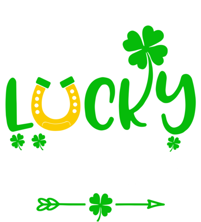 One Lucky School Principal Gift Funny St Patrick's Day Cool Gift Stripe Pom Pom Beanie