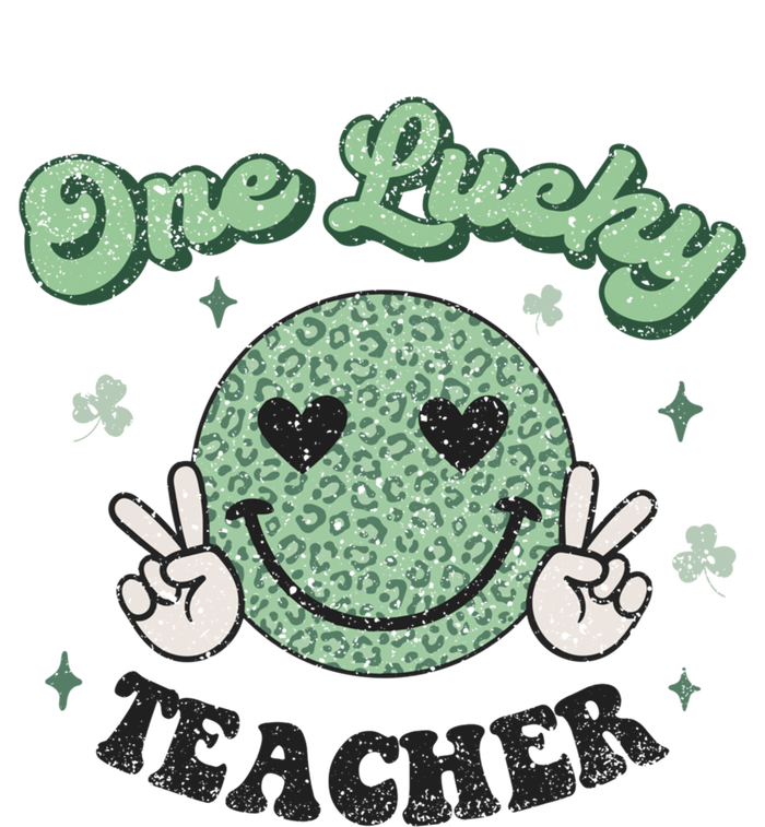 One Lucky Teacher Retro St Patrick’s Day School Appreciation Gift T-Shirt