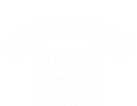 Parkchester Bronx Nyc Gym Style Distressed White Print Great Gift Sustainable Beanie