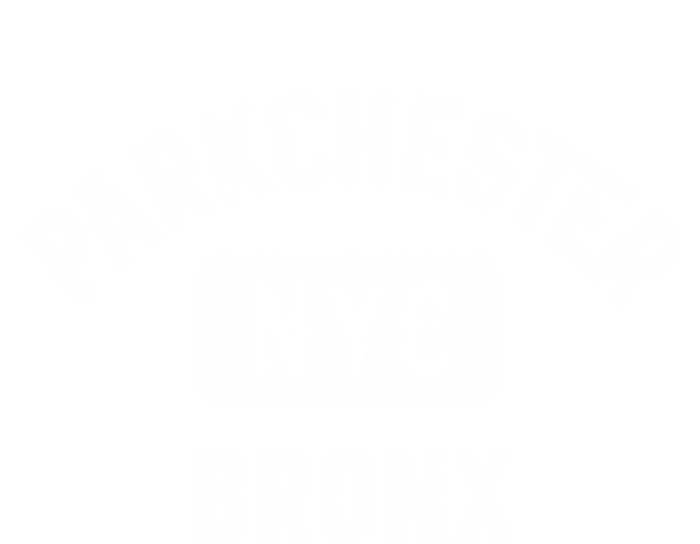 Parkchester Bronx Nyc Gym Style Distressed White Print Great Gift Sustainable Beanie