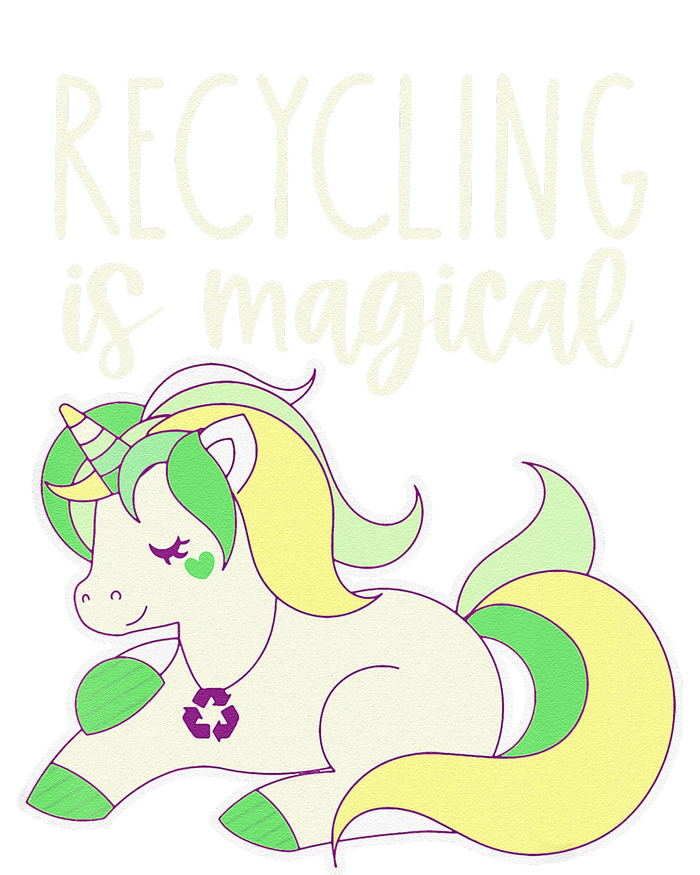 Recycling Is Magical Earth Day Unicorn Recycle T-Shirt