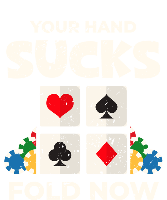 Poker Player Your Hand Sucks Funny Casino Dealer Gambler Gift Coaster