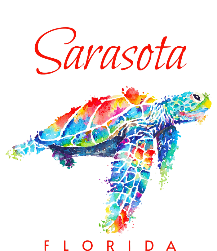 Sarasota Florida Watercolor Sea Turtle Sustainable Beanie