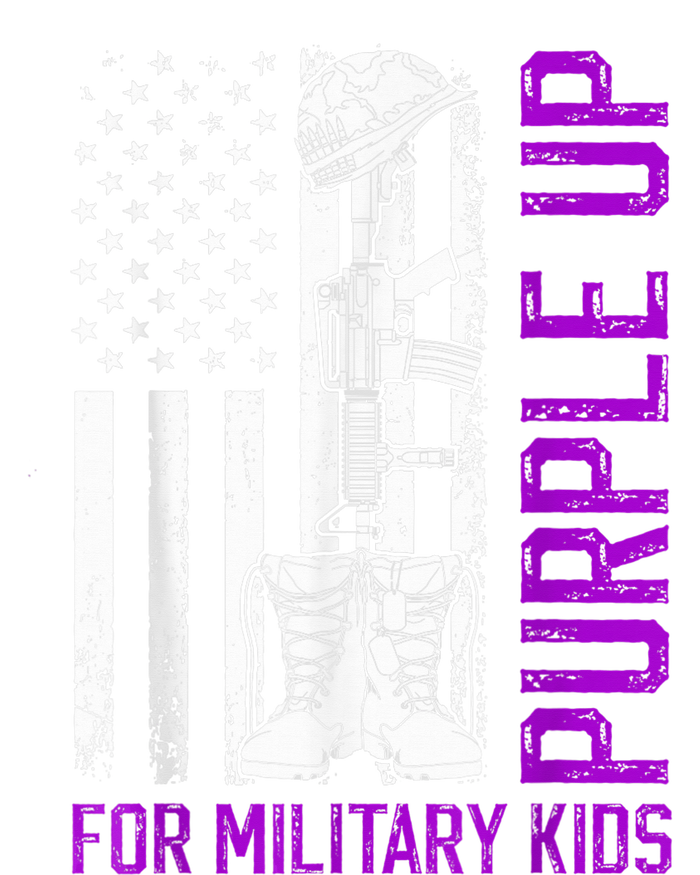 Purple Up For Military Kid Shirt Military Child Month T-Shirt