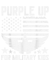 Purple Up For Military Kid Shirt Military Child Month Tie-Dye T-Shirt