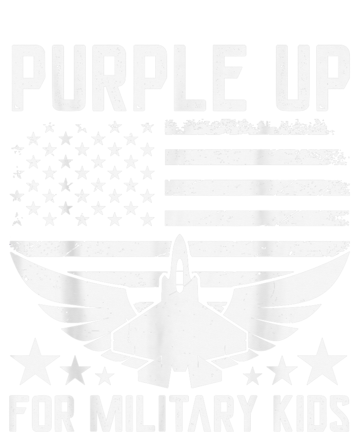 Purple Up For Military Kid Shirt Military Child Month Tie-Dye T-Shirt