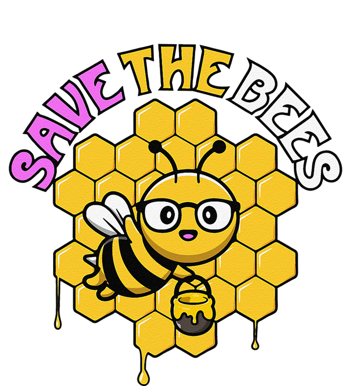 Save The Bees Earth Day Cute Environmental Climate Change T-Shirt