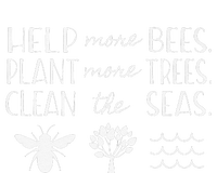 Save The Bees Plant Trees Clean Seas Earth Day Yupoong Adult 5-Panel Trucker Hat