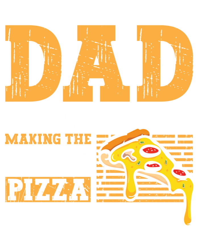 Funny Pizza Lover For Dad Humor For Father's Day Cute Gift Doggie Tank