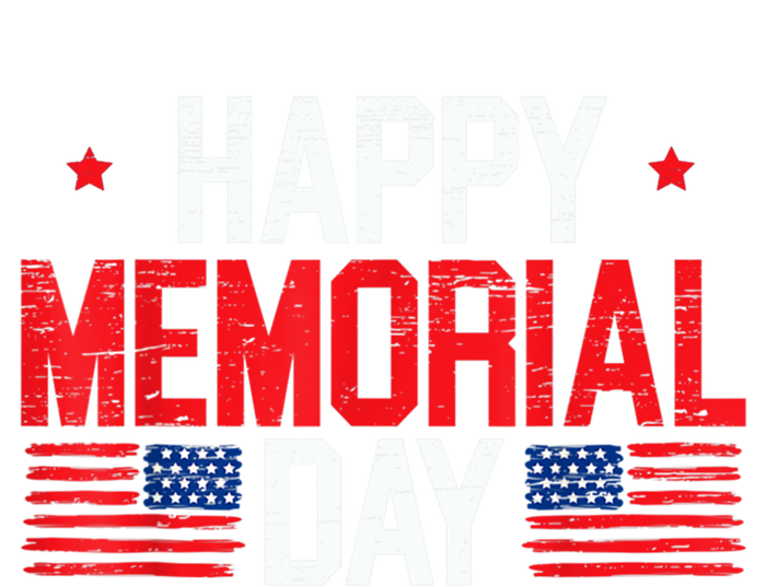 Happy Memorial Day Usa Flag American Patriotic Armed Forces Cool Gift Tall Hoodie