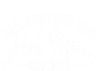 All Aboard The Hot Mess Express Funny Mom Gift Bumper Sticker