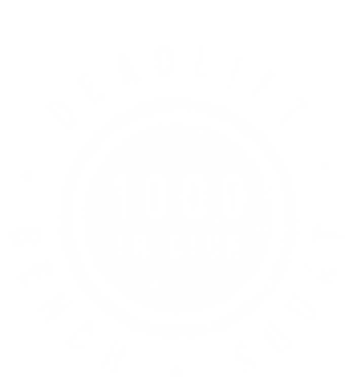 Back Print 1000lb Club Powerlifting Barbell Strong Novelty Cool Gift Poster