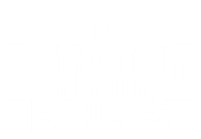 Be Stronger Than Your Excuses Fitness Design Gym Motivation Gift Sweatshirt