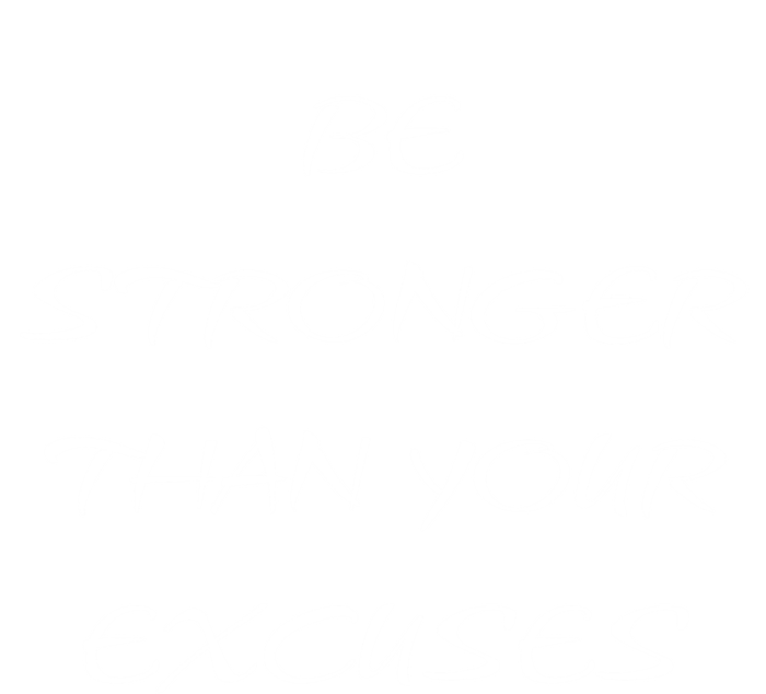 Be Stronger Than Your Excuses Fitness Workout Quote Gift Coaster