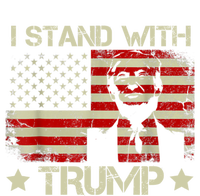 I Stand With President Trump MaraLago Trump Support Pom Pom 12in Knit Beanie