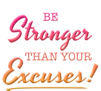 Be Stronger Than Your Excuses Motivational Inspiration Quote Cool Gift Women's Tri-Blend 3/4-Sleeve Raglan Shirt