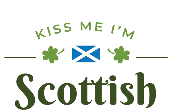 Kiss Me I'm Scottish Saint Patrick Day Gift Women's V-Neck T-Shirt