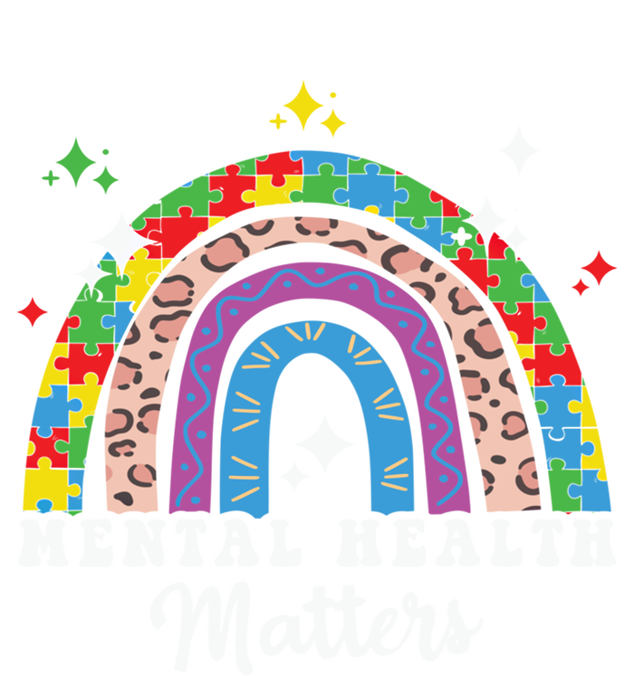 Mental Health Matters Rainbow Spread Awareness Tal Health Gift Valucap Bio-Washed Visor