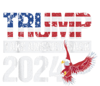 Trump 2024 Flag Take America Back Men Women Trump 2024 Women's Racerback Cropped Tank