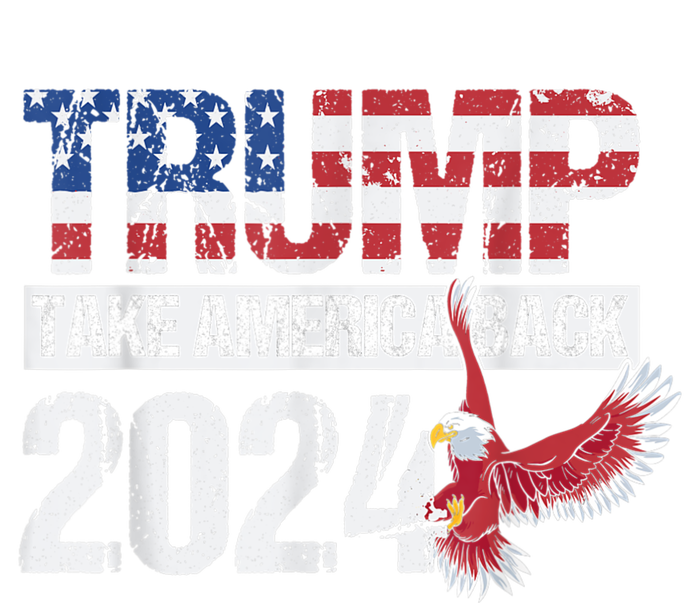 Trump 2024 Flag Take America Back Men Women Trump 2024 Women's Racerback Cropped Tank