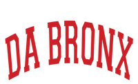 Da Bronx Varsity Style Red Text Gift T-Shirt