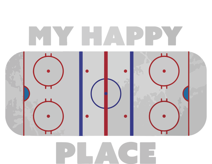 My Happy Place | Hockey, Figure & Speed Skating Rink Women's Racerback Tank