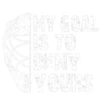 Funny My Goal Is To Deny Yours Hockey Goalie Ice Hockey Gift Tie-Dye Long Sleeve Shirt